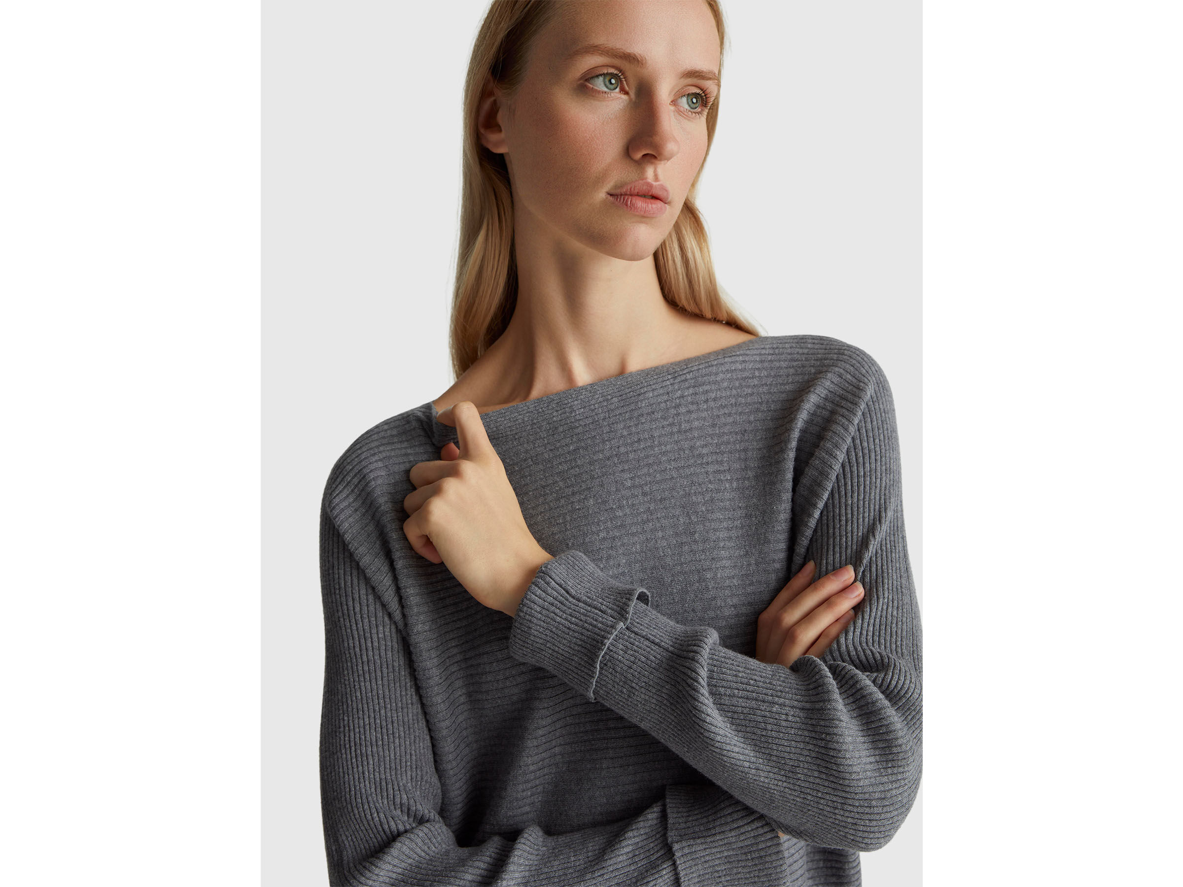 BOAT-NECK SWEAT.L/S Women image number 4